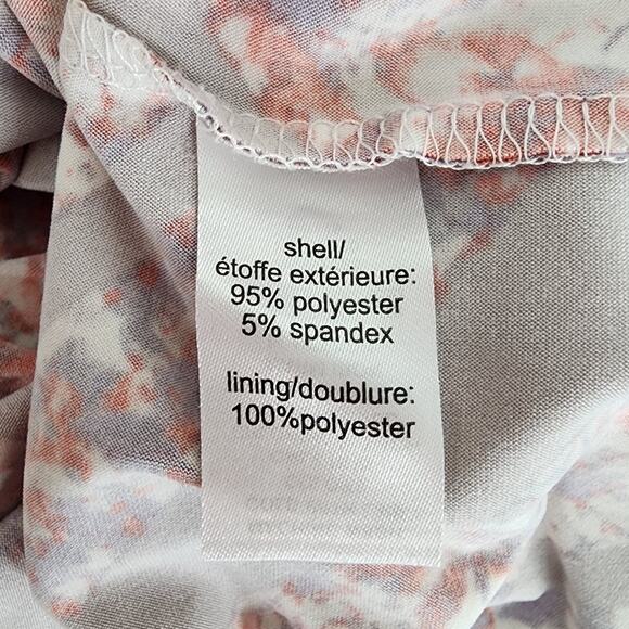 Maurices Dress Womens 0/0X Pink Purple Floral Halter Maxi Blouson Elastic Waist - Picture 6 of 11